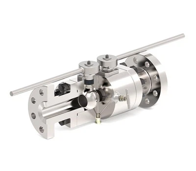 3-dielny guľový ventil s dvojitým blokovaním a odvzdušňovaním