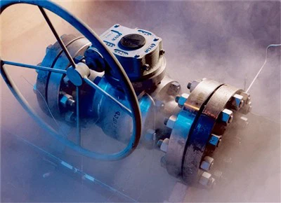 Oceľový kryogénny guľový ventil