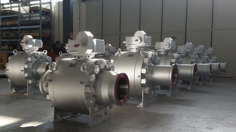 Čapový vysokotlakový guľový ventil